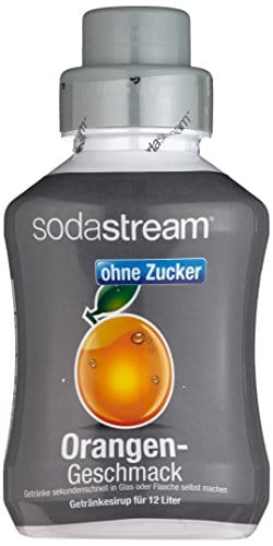 Sodastream Sirup Orange – ohne Zucker, 2er Pack (2 x 500 ml)